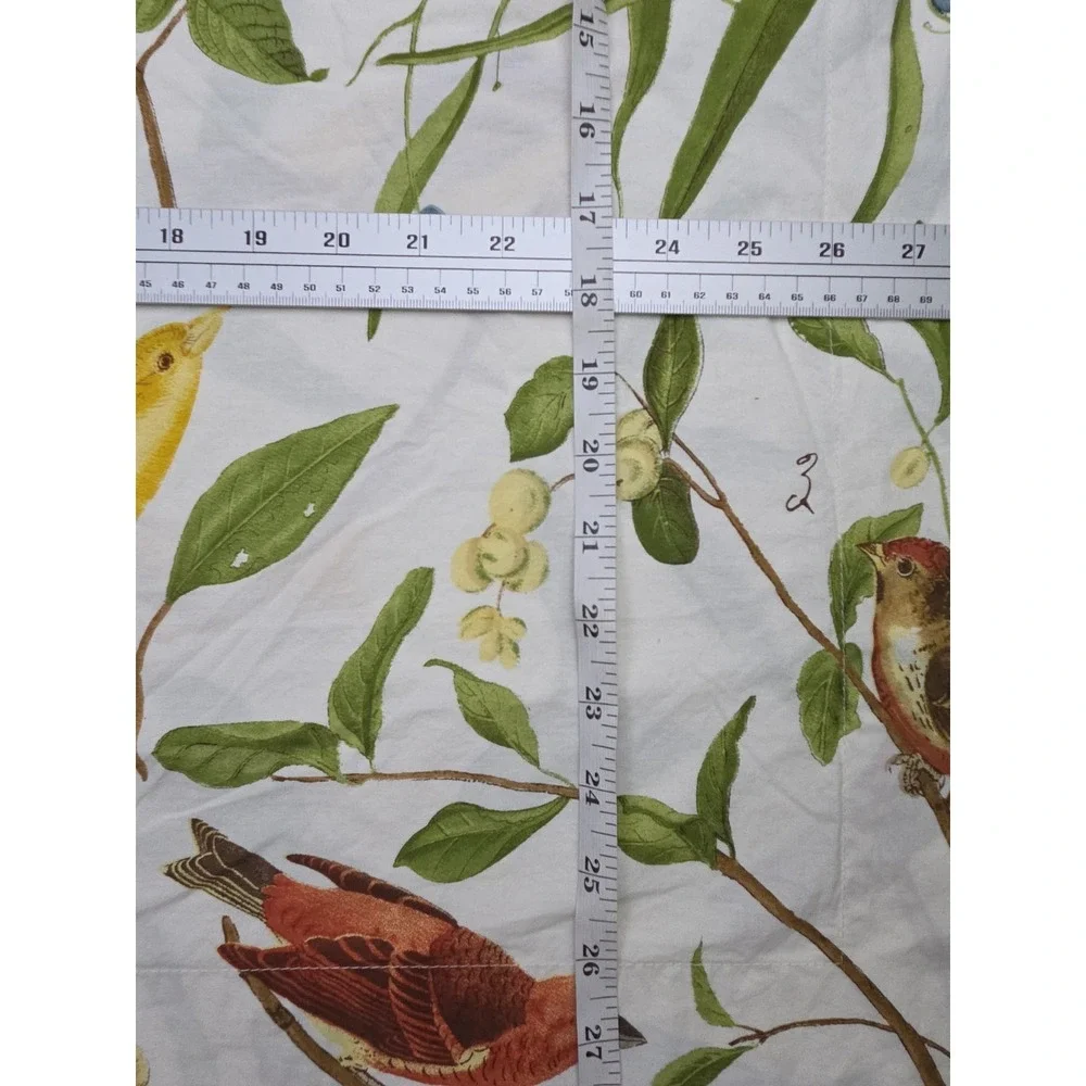 Pottery Barn Spring Sparrow Bird Floral Pillow Cover Sham 26